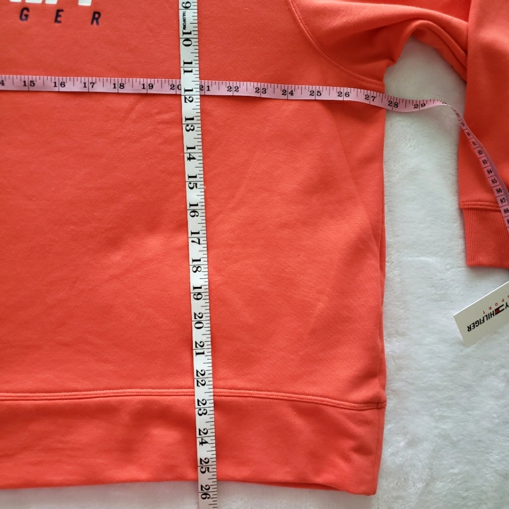 TOMMY HILFIGER Sport Orange Long Sleeve Sweatshirt-- NWT--2X - Picture 13 of 13